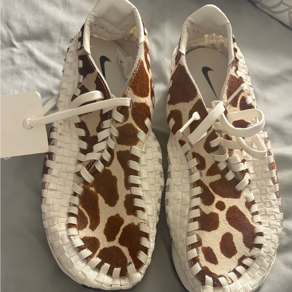 Nike Women's Sneakers - White and Brown